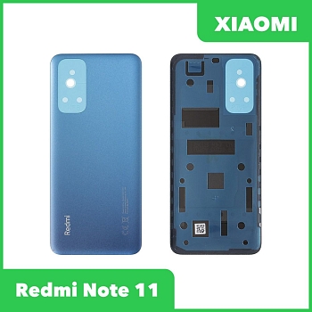 Задняя крышка корпуса для телефона Xiaomi Redmi Note 11 (синий)