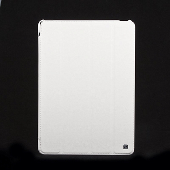 Чехол-книжка для Apple iPad Air (A1474, A1475, A1476) "Hoco" HA-L028 Duke series leather case раскладной кожаный, белый