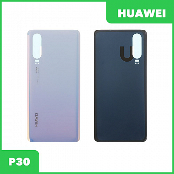 Задняя крышка для Huawei P30 (ELE-L29) (бело-голубой)