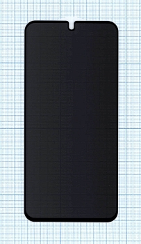 Защитное стекло Privacy "Анти-шпион" для Samsung Galaxy A54 5G (SM-A546) черное